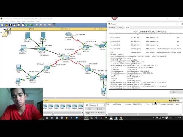 CISCO Khmer Static Route & Default Route