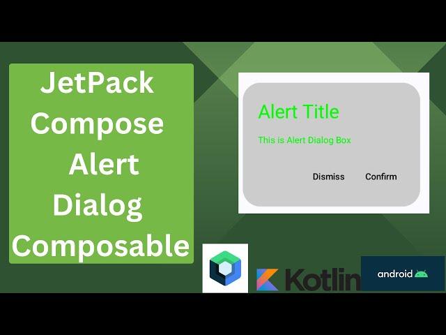 Alert Dialog in Jetpack Compose | Kotlin | Android Studio Tutorial - Quick + Easy