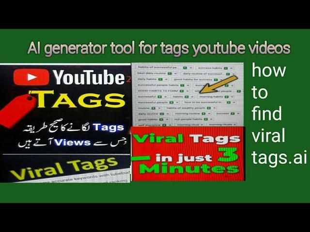 AI tags generator /how to find viral tags for YouTube videos/ai video tags generator