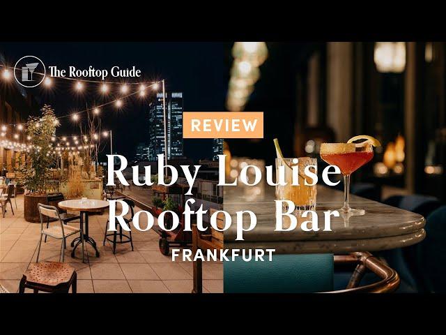 Ruby Louise Rooftop Bar - Review