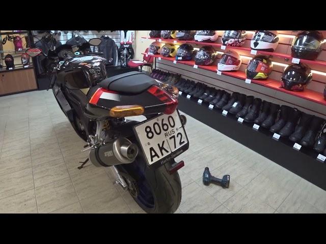 ИТАЛЬЯНСКИЙ ПРЯМОТОК на Aprilia RSV1000R Exhaust Storm  by Mivv GP