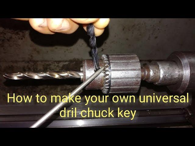 How to make your own universal dril chuck key