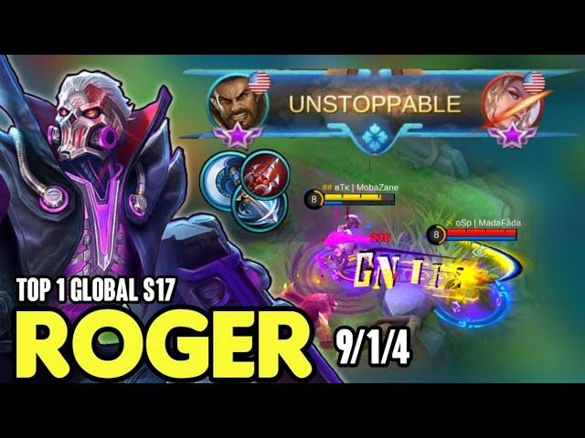 ROGER BEST BUILD 2021 | TOP 1 GLOBAL ROGER GAMEPLAY | MOBILE LEGENDS