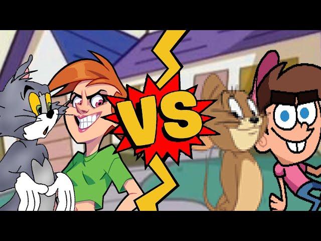 M.U.G.E.N Battles | Tom Cat/Vicky vs Jerry Mouse/Timmy Turner