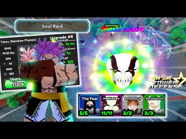 Soul Raid feat. 6Star Natsu | Solo Gameplay (Showcase) | Roblox All Star Tower Defense