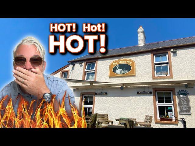 Pub Lunch Time At The Swan Inn, Porthcawl - ‘Feeling Hot, Hot Hot’