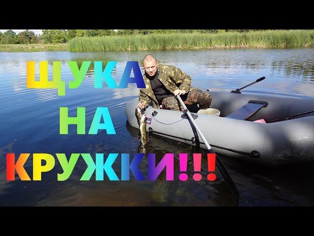 Ловля щуки на кружки.The pike fishing on mugs.