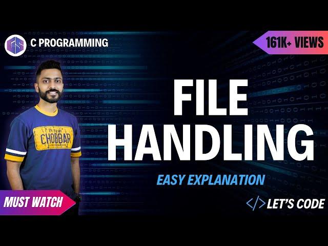 File Handling in C Programming | CreatingOpeningReadingWritingClosing