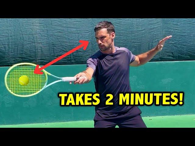 If you are a slow starter in tennis... Do this before you play!