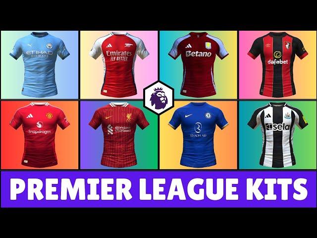 Premier league All Confirmed Home Kits For Upcoming Season 2024-2025.....️