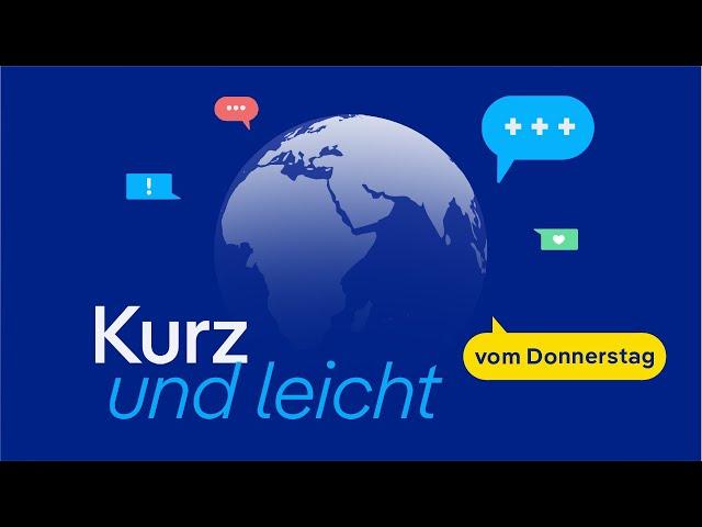 Deutsch lernen mit Videos | Kurz und leicht vom 12.12.2024 | mit deutschen Untertiteln