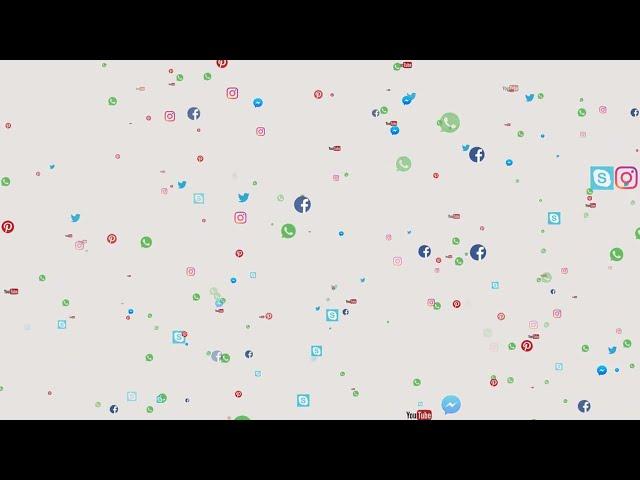 Social Media Icons Animation After Effects