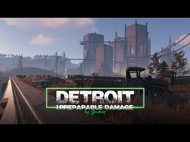 Lone.Design - Detroit: Irreparable Damage - Rust Map by Gruber