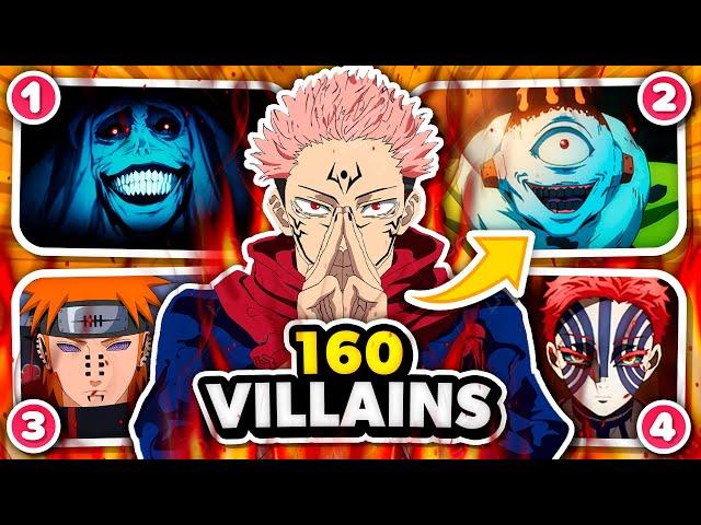 GUESS THE ANIME BY ITS VILLAINS (Hard - Super Easy) 