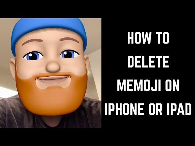 How to Delete Memoji on iPhone or iPad