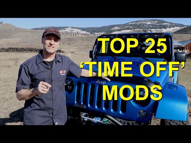 25 Best Wrangler Mods for Time Off