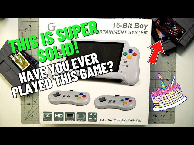 16 Bit Boy ....Now This Is PORTABLE POWER!