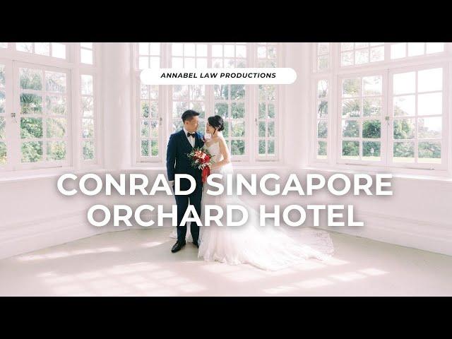 Wedding at Conrad Singapore Orchard Hotel (Updated 2024) Wedding Photography Singapore