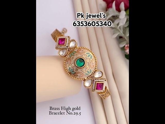 Brass High Gold Bracelet @Pkjewels #jewellery #bracelet #pkjewels #brass #wedding #fashion