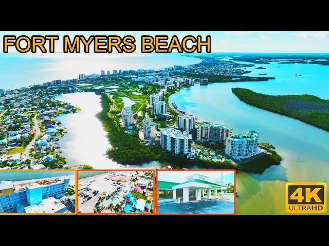 Fort Myers Beach 30m Drone Footage Today 4K HD Aerial View Live Cam 6/24/24