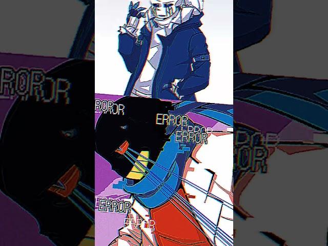 righteous error vs error 404 sans (dont hate pls) #undertale #1v1 #edit