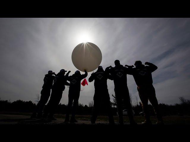 UAlbany Students Launch Weather Balloons for NASA Eclipse Project