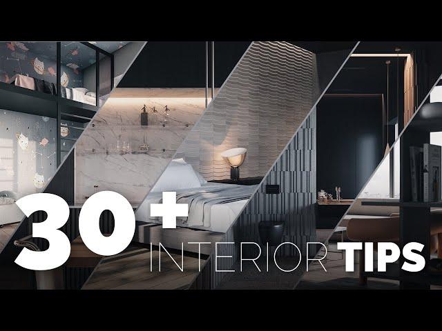 34 Interior Design Tips NOT ONLY for 3D Artists!