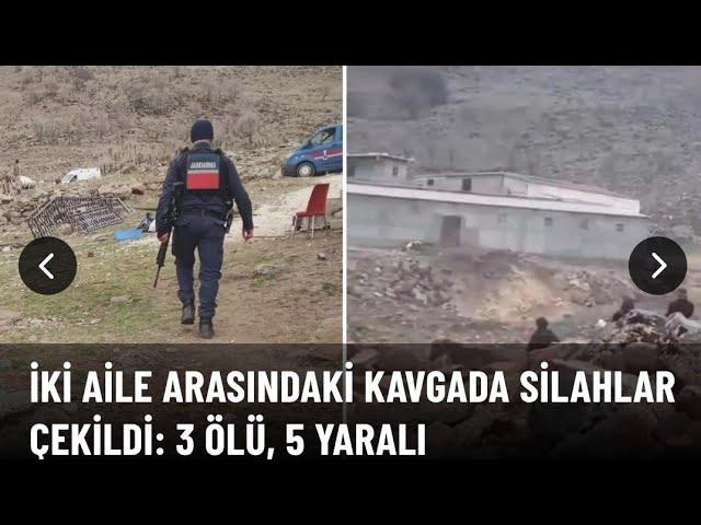 Diyarbakır'da iki aile arasında silahlı kavga: 3 ölü, 5 yaralı