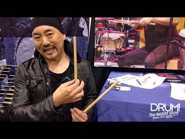 Taku Hirano with Vater at NAMM 2019