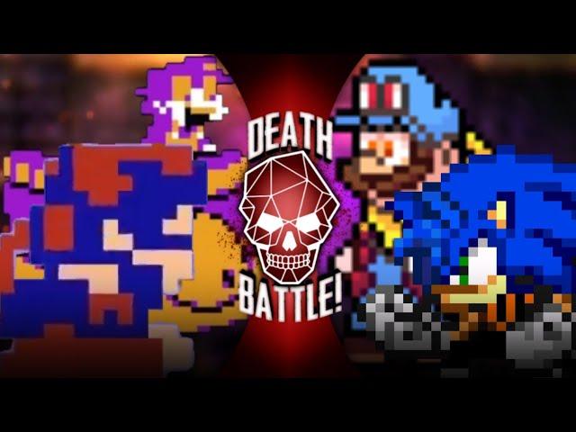 SuperHaroldBros And Thewei Meets Fire And SonicGamer [Youtube Rushed Collab Entry] Sprites Fight