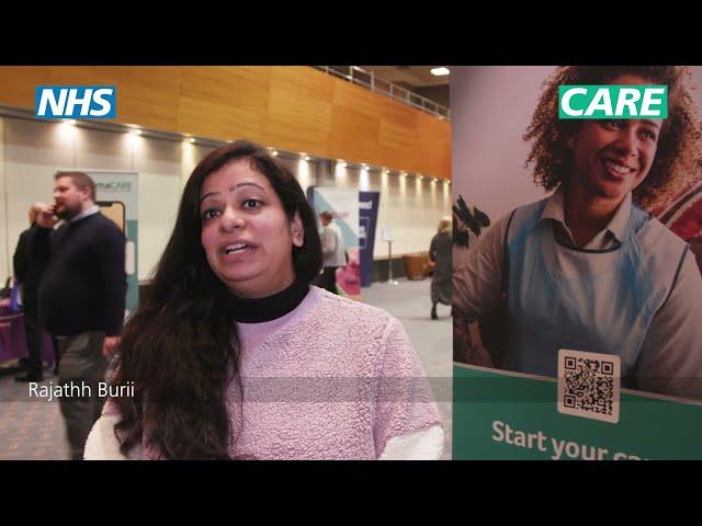 Rajathi leaves our recruitment event with a job offer