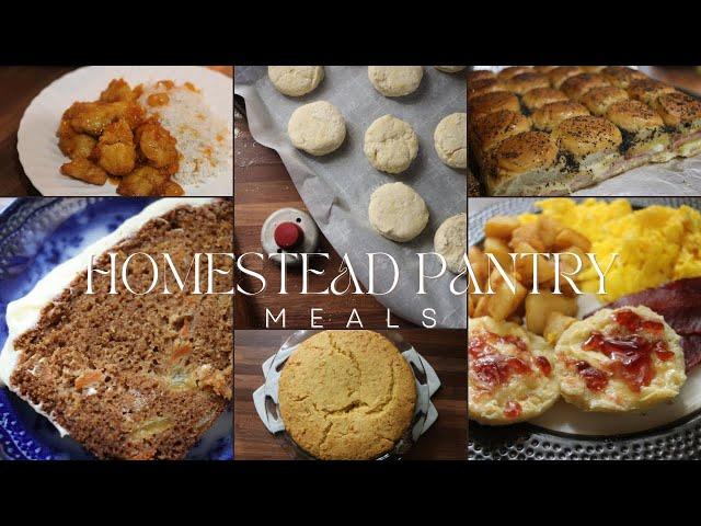 Meals from the Homestead Pantry | #threeriverschallenge