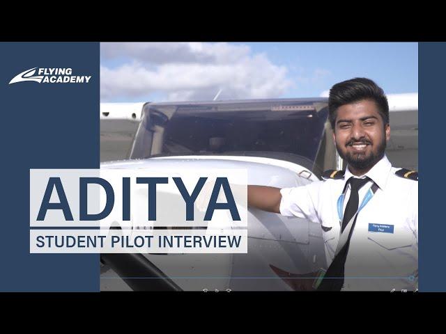 HE BECAME A PILOT ! ADITYA FROM FLYING ACADEMY