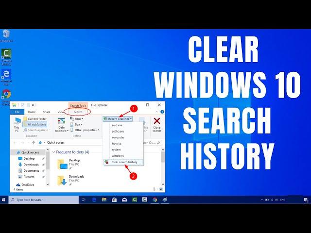 How to Clear Windows 10 Search History and Remove Recent Activities