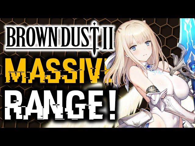 NEW JUSTIA IS INSANE! MASSIVE TILE RANGE!? | Brown Dust 2