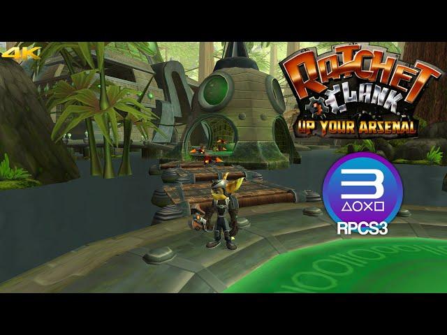 RPCS3 0.0.20-13283 | Ratchet & Clank 3 Up Your Arsenal 4K 60FPS UHD | PS3 Emulator PC Gameplay