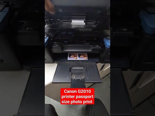 Canon G2010  All-in One Color Xerox #Photocopy printer #passport size photo print