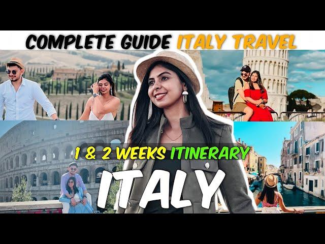 How To Travel ITALY in 14 Days | Italy Travel Vlog | Rome, Venice, Florence and 10 more cities