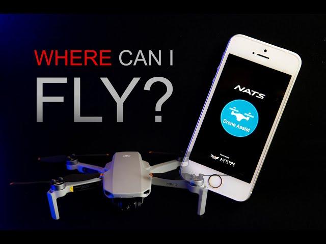 WHERE CAN YOU FLY IN THE UK? DRONE ASSIST APP TUTORIAL how to/walk-through guide