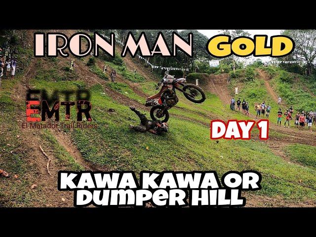 1st Senator Bato.Open Enduro Championship. Day 1 at Kawa kawa or Dumper Hill. Iron Man Gold