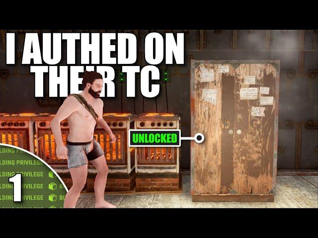 THEY FORGOT TO CLEAR THEIR TC AFTER I WENT DEEP | Solo Rust