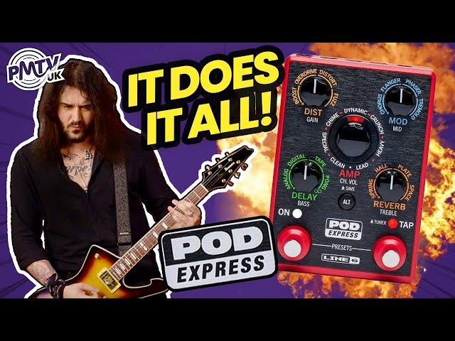 Line 6 POD Express - An ALL IN ONE Mini Guitar Rig For A Crazy Price!