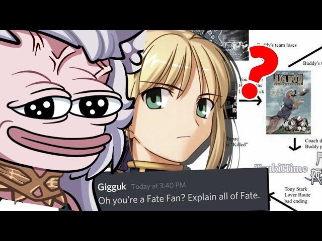 100% BLIND REACTION TO THE ENTIRE FATE SERIES explained poorly |  Gigguk React