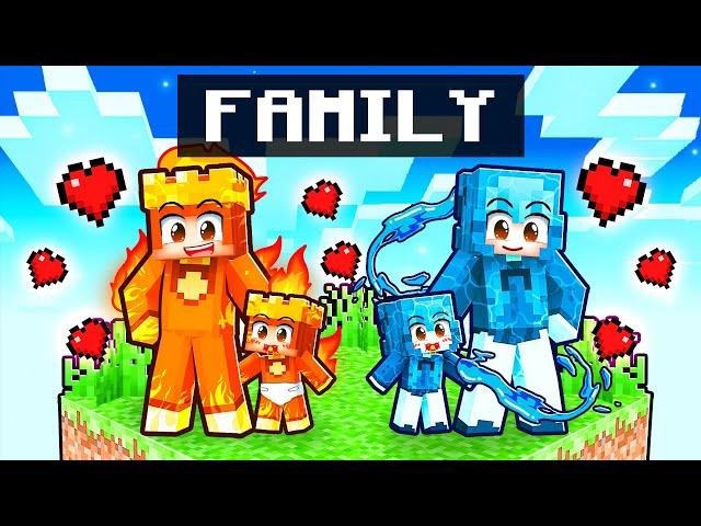 Having An ELEMENTAL FAMILY in Minecraft!