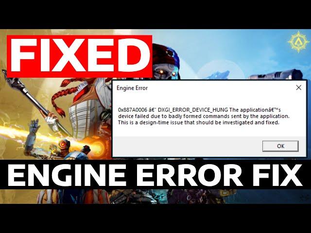 How To Fix Apex Legends Engine Error Reading Pak File