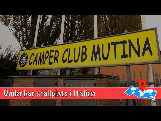 Camper Club Mutina Ställplats i Italien