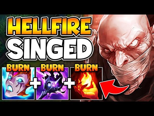 TRIPLE BURN SINGED BURNS YOU FROM FULL HEALTH! (MY POISON IS TOXIC)