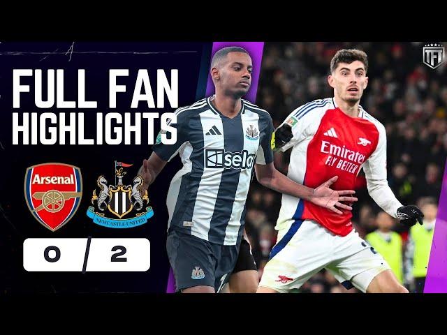 Isak & Gordon OUTCLASS Arsenal! Arsenal 0-2 Newcastle Semi Final Highlights