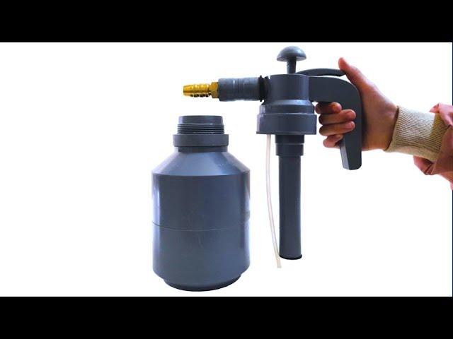 DIY PVC   Make Pressure Spray Bottle At Home