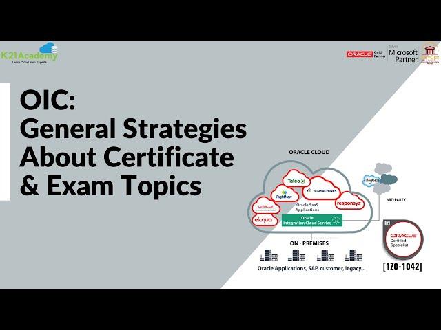 How to pass Oracle Integration Cloud (OIC) Certification - Strategies and Exam topics | K21Academy